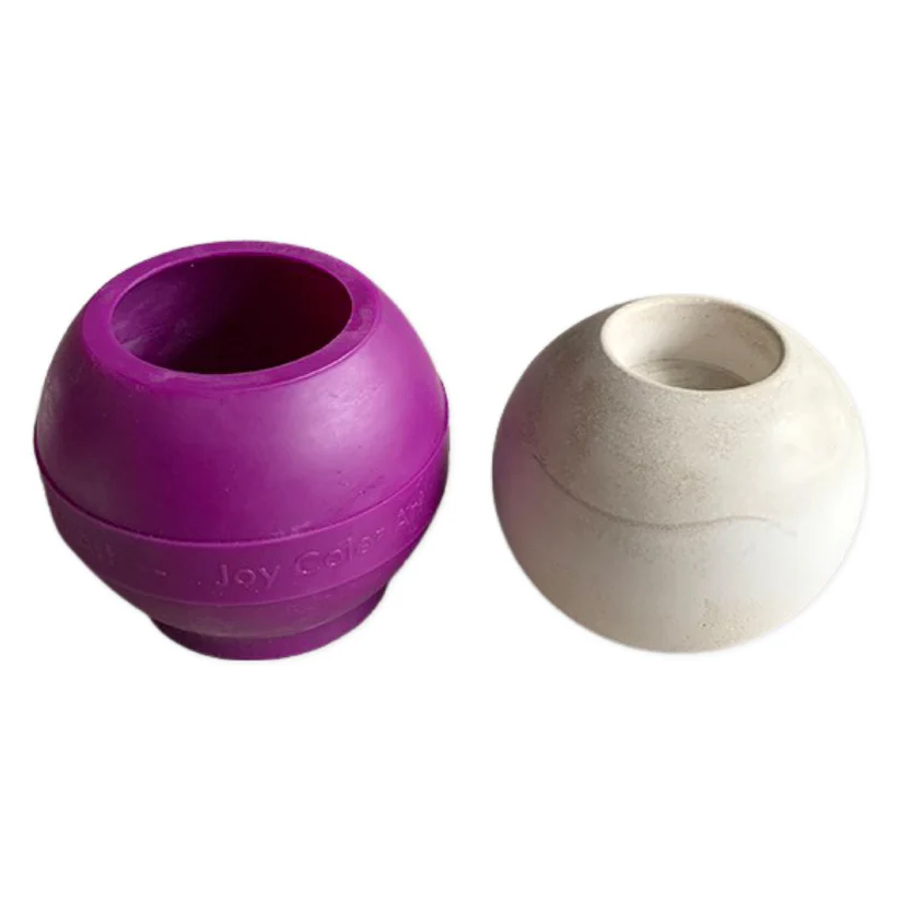 Szilikon gömb forma mécsestartó 10 cm