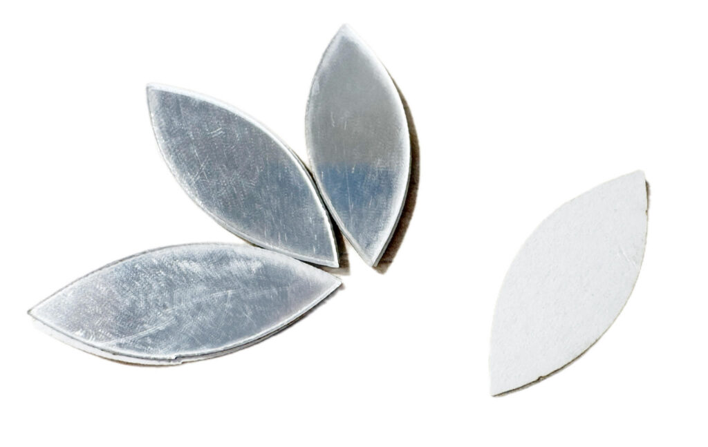 Mozaik tükör - levél forma